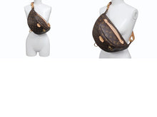 Load image into Gallery viewer, 極美品 LOUIS VUITTON ルイヴィトン バムバッグ ボディバッグ ウエストバッグ M43644 モノグラム ブラウン ゴールド金具 中古 4b002540