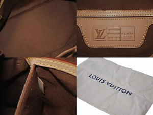 極美品 LOUIS VUITTON ルイヴィトン アルマ ハンドバッグ M99032 モノグラム レオパード アズディン アライア 100周年限定 中古 4b002550
