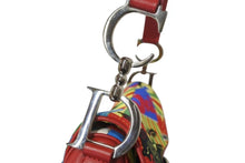 Load image into Gallery viewer, 極美品 CHRISTIAN DIOR クリスチャンディオール ガリアーノ期 サドルバッグ ラスタ ボブマーリー ショルダーバッグ マルチカラー 中古 4b002553