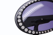 Load image into Gallery viewer, CHANEL シャネル サングラス アイウェア 05256 94305 イタリア製 プラスチック ラインストーン ブラック 美品 中古 4b002555
