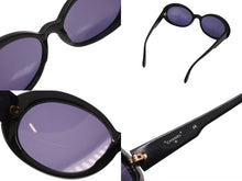 Load image into Gallery viewer, CHANEL シャネル サングラス アイウェア 05256 94305 イタリア製 プラスチック ラインストーン ブラック 美品 中古 4b002555