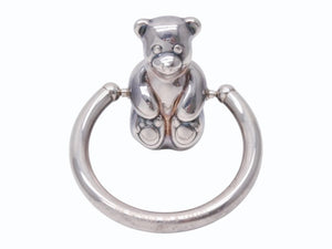 Tiffany&Co ティファニー ベビー ベア ラトル ブレスレット アクセサリー ガラガラ YO400 シルバー925 42.3g 美品 中古 4b002557