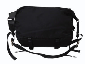 PRADA プラダ テスート モンターニャ ウエストバッグ 2VH021 ナイロン ブラック シルバー金具 美品 中古 4b002573 