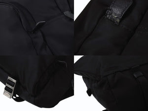 PRADA プラダ テスート モンターニャ ウエストバッグ 2VH021 ナイロン ブラック シルバー金具 美品 中古 4b002573 