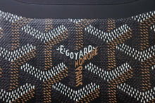 画像をギャラリービューアに読み込む, 新品未使用 GOYARD ゴヤール サンシュルピス カードケース コットン リネン フランス製 ブラック ブラウン 中古 4b002577
