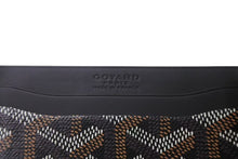 画像をギャラリービューアに読み込む, 新品未使用 GOYARD ゴヤール サンシュルピス カードケース コットン リネン フランス製 ブラック ブラウン 中古 4b002577