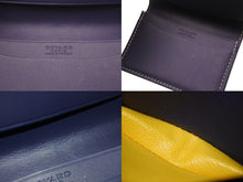 画像をギャラリービューアに読み込む, 極美品 GOYARD ゴヤール マルゼルブ カードケース ブラウン ネイビー PVC レザー MALESHPMLTY01CL01X 中古 4b002578