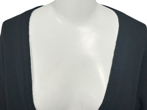 PRADA プラダ カーディガン トップス ブラック 15aw カシミヤ ウール ユニセックス サイズ38 P25C97 美品 中古 4b002581 