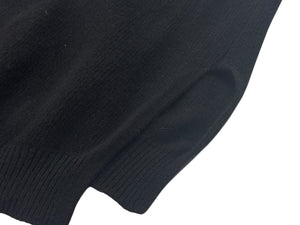 PRADA プラダ カーディガン トップス ブラック 15aw カシミヤ ウール ユニセックス サイズ38 P25C97 美品 中古 4b002581 