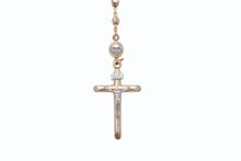 画像をギャラリービューアに読み込む, 極美品 NUESTRA SENORA DE GUADALUPE 聖母グアダルーペ 聖母マリア ロザリオ ネックレス 重量約11.7g 14K 首回り45.5cm 中古 4b002593