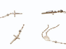 画像をギャラリービューアに読み込む, 極美品 NUESTRA SENORA DE GUADALUPE 聖母グアダルーペ 聖母マリア ロザリオ ネックレス 重量約11.7g 14K 首回り45.5cm 中古 4b002593