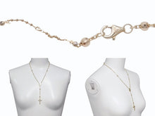 画像をギャラリービューアに読み込む, 極美品 NUESTRA SENORA DE GUADALUPE 聖母グアダルーペ 聖母マリア ロザリオ ネックレス 重量約11.7g 14K 首回り45.5cm 中古 4b002593