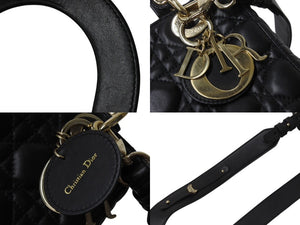 Christian Dior クリスチャンディオール Lady Dior レディディオール スモール 2WAYバッグ カナージュ 美品 中古 4b002594