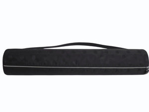 極美品 CHROMEHEARTS クロムハーツ ヨガマット ヨガマットケース スターパッチ ダガー レザー ナイロン ブラック 中古 4b002595 