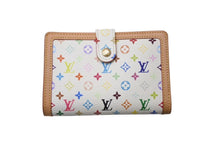 画像をギャラリービューアに読み込む, 極美品 LOUIS VUITTON ルイヴィトン ポルトフォイユヴィエノワ 二つ折り財布 M92987 村上隆 ホワイト モノグラム マルチカラー 中古 4b002596