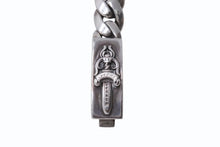 画像をギャラリービューアに読み込む, 極美品 CHROME HEARTS クロムハーツ ミニダガーID クラシック ブレスレット 重量約43.3g 2002年 20リンク シルバ−925 中古 4b002597 
