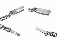 画像をギャラリービューアに読み込む, 極美品 CHROME HEARTS クロムハーツ ミニダガーID クラシック ブレスレット 重量約43.3g 2002年 20リンク シルバ−925 中古 4b002597 