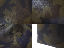 画像をギャラリービューアに読み込む, CHROME HEARTS クロムハーツ FS TOTE FSトートバッグ CHクロスレザーパッチ レザー シルバー925 カモフラージュ 美品 中古 4b002598 