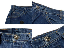 画像をギャラリービューアに読み込む, CHROME HEARTS クロムハーツ セメタリークロスパッチ デニムパンツ サイズ34 Levi&#39;s 517 リーバイス517 18パッチ 美品 中古 4b002599 