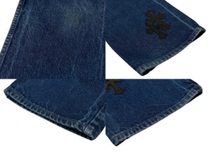 CHROME HEARTS クロムハーツ セメタリークロスパッチ デニムパンツ サイズ34 Levi's 517 リーバイス517 18パッチ 美品 中古 4b002599 