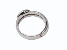 画像をギャラリービューアに読み込む, 以前同様 CHROME HEARTS クロムハーツ BELTED OVAL RING SML スモールベルト オーバルリング 重量約8.4g サイズ24号 シルバー925 中古 4b002602 