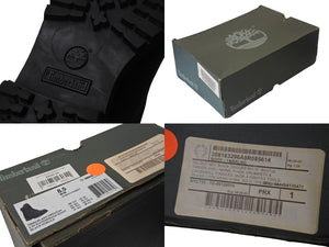 同様品 CHROME HEARTS x Timberland クロムハーツ ティンバーランド 6INCH ヌバックレザー ワークブーツ ブラック サイズUS6.5M 中古 4b002606 