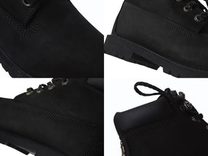 同様品 CHROME HEARTS x Timberland クロムハーツ ティンバーランド 6INCH ヌバックレザー ワークブーツ ブラック サイズUS6.5M 中古 4b002606 