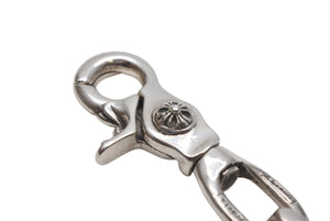 CHROME HEARTS クロムハーツ シルバーキーチェーン CLP CHN CLASSIC-L ロングクラシックリンク 5LINK コマ不足 重量約63.7g シルバー925 美品 中古 4b002612 