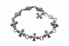 画像をギャラリービューアに読み込む, CHROME HEARTS クロムハーツ CO CH PLUS カットアウトCHプラス ブレスレット 9LINK 重量約48.9g シルバー925 美品 中古 4b002613 