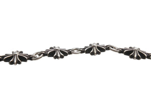 CHROME HEARTS クロムハーツ CO CH PLUS カットアウトCHプラス ブレスレット 9LINK 重量約48.9g シルバー925 美品 中古 4b002613 