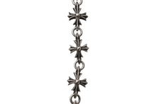 画像をギャラリービューアに読み込む, CHROME HEARTS クロムハーツ CO CH PLUS カットアウトCHプラス ブレスレット 9LINK 重量約48.9g シルバー925 美品 中古 4b002613 