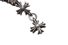 画像をギャラリービューアに読み込む, CHROME HEARTS クロムハーツ CO CH PLUS カットアウトCHプラス ブレスレット 9LINK 重量約48.9g シルバー925 美品 中古 4b002613 