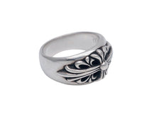 画像をギャラリービューアに読み込む, CHROME HEARTS クロムハーツ FLRL CRS フローラルクロス リング 指輪 重量約16.8g サイズ24号 1992/sterling刻印 美品 中古 4b002615 