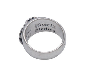 CHROME HEARTS クロムハーツ FLRL CRS フローラルクロス リング 指輪 重量約16.8g サイズ24号 1992/sterling刻印 美品 中古 4b002615 