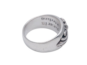 CHROME HEARTS クロムハーツ FLRL CRS フローラルクロス リング 指輪 重量約16.8g サイズ24号 1992/sterling刻印 美品 中古 4b002615 