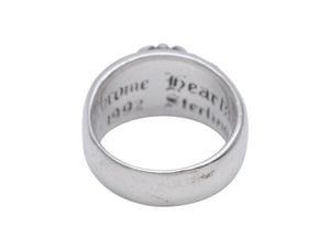 CHROME HEARTS クロムハーツ FLRL CRS フローラルクロス リング 指輪 重量約16.8g サイズ24号 1992/sterling刻印 美品 中古 4b002615 