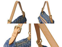 Load image into Gallery viewer, 極美品 LOUIS VUITTON ルイヴィトン モノグラムデニム バギーPM ショルダーバッグ ワンショルダー M95049 インディゴブルー 中古 4b002620