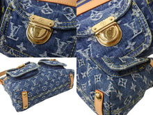 Load image into Gallery viewer, 極美品 LOUIS VUITTON ルイヴィトン モノグラムデニム バギーPM ショルダーバッグ ワンショルダー M95049 インディゴブルー 中古 4b002620