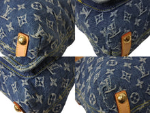 Load image into Gallery viewer, 極美品 LOUIS VUITTON ルイヴィトン モノグラムデニム バギーPM ショルダーバッグ ワンショルダー M95049 インディゴブルー 中古 4b002620
