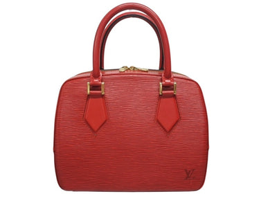 LOUIS VUITTON ルイヴィトン ポンヌフ ハンドバッグ M52057 エピ レザー レッド ゴールド金具 美品 中古 4b002621