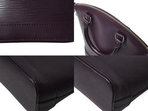 LOUIS VUITTON ルイヴィトン ロックイットPM ハンドバック M4229K エピレザー カシス 美品 中古 4b002624