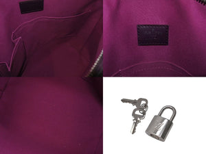 LOUIS VUITTON ルイヴィトン ロックイットPM ハンドバック M4229K エピレザー カシス 美品 中古 4b002624