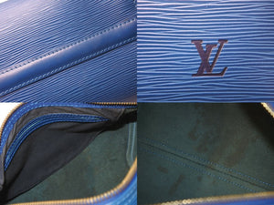 極美品 LOUIS VUITTON ルイヴィトン スピーディ25 M5923G ハンドバッグ ブルー ゴールド金具 エピレザー 中古 4b002626