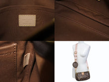 Load image into Gallery viewer, 極美品 LOUIS VUITTON ルイヴィトン ミュルティ ポシェット アクセソワール ショルダーバッグ M44840 モノグラム ブラウン ピンク 中古 4b002627