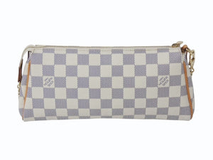 極美品 LOUIS VUITTON ルイヴィトン ダミエ アズール エヴァ 2WAY ハンド ショルダー バッグ N55214 中古 4b002629