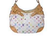 Load image into Gallery viewer, LOUIS VUITTON ルイヴィトン ショルダーバッグ グレタ M40195 モノグラム マルチカラー ホワイト 美品 中古 4b002630