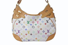 Load image into Gallery viewer, LOUIS VUITTON ルイヴィトン ショルダーバッグ グレタ M40195 モノグラム マルチカラー ホワイト 美品 中古 4b002630