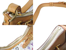 Load image into Gallery viewer, LOUIS VUITTON ルイヴィトン ショルダーバッグ グレタ M40195 モノグラム マルチカラー ホワイト 美品 中古 4b002630