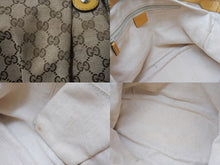 Load image into Gallery viewer, GUCCI グッチ スーキー ハンドバッグ 247902 GGキャンバス レザー ベージュ イエロー ゴールド金具 美品 中古 4b002634
