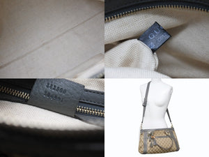 GUCCI グッチ 2WAYバッグ ハンドバッグ ショルダーバッグ 282300 204991 GGキャンバス ベージュ グレー ゴールド金具 良品 中古 4b002635